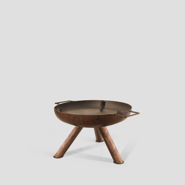 30-Inch Chancha Fire Pit – Outdoor Iron Fire Pit for Backyard Gatherings