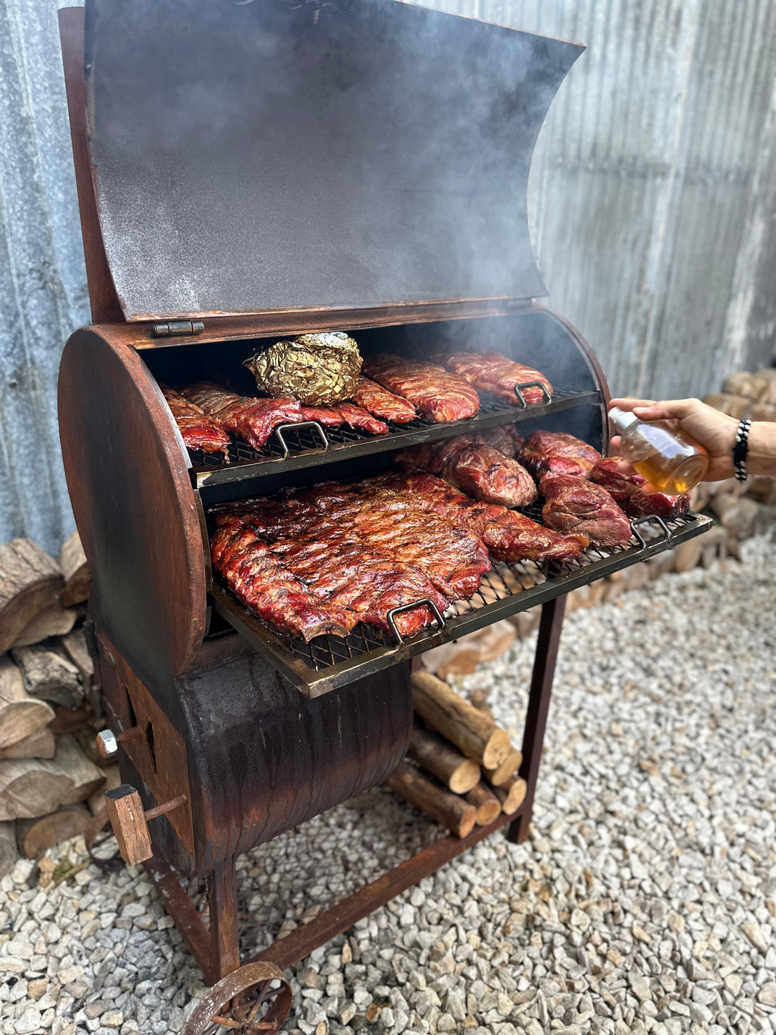 Malambo Reverse Flow Smoker – Professional Outdoor BBQ Smoker Grill