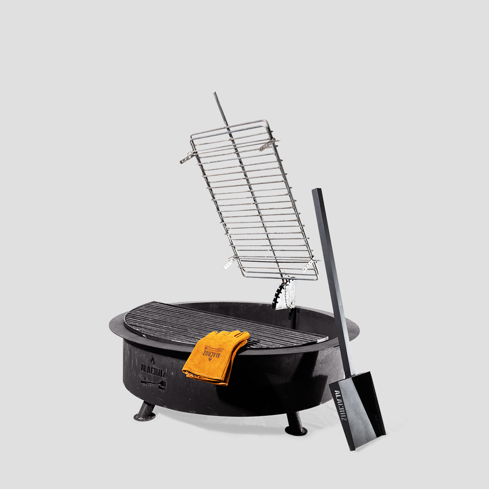 40-Inch Cuyano Argentine Open Fire Grill – Compact Outdoor BBQ