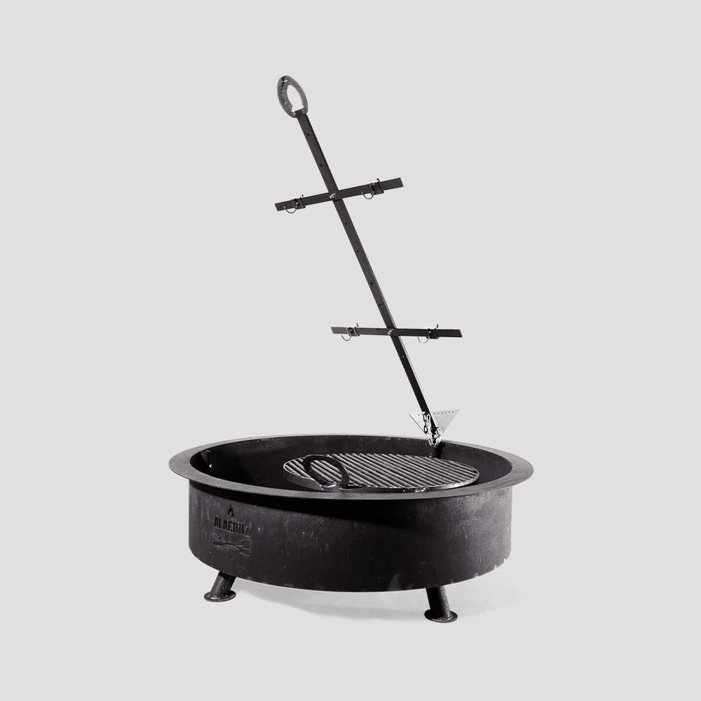 40-Inch Cuyano Argentine Open Fire Grill – Compact Outdoor BBQ