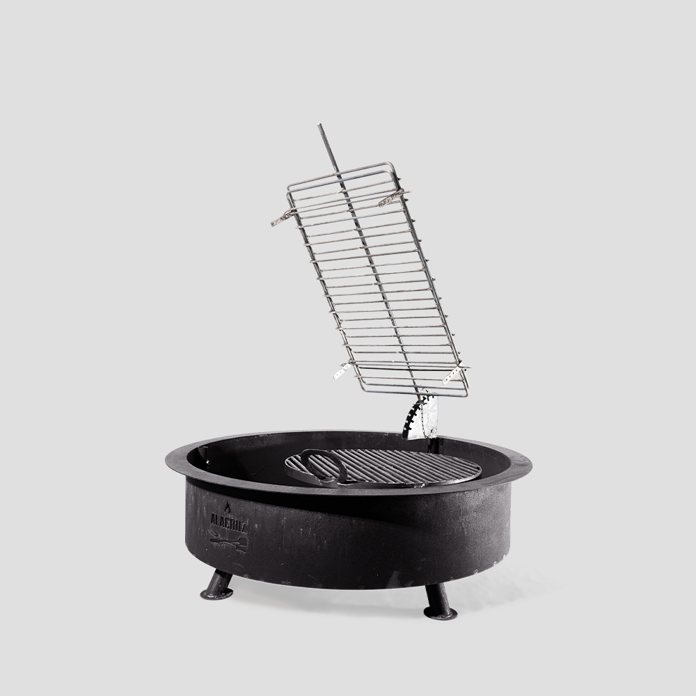 40-Inch Cuyano Argentine Open Fire Grill – Compact Outdoor BBQ