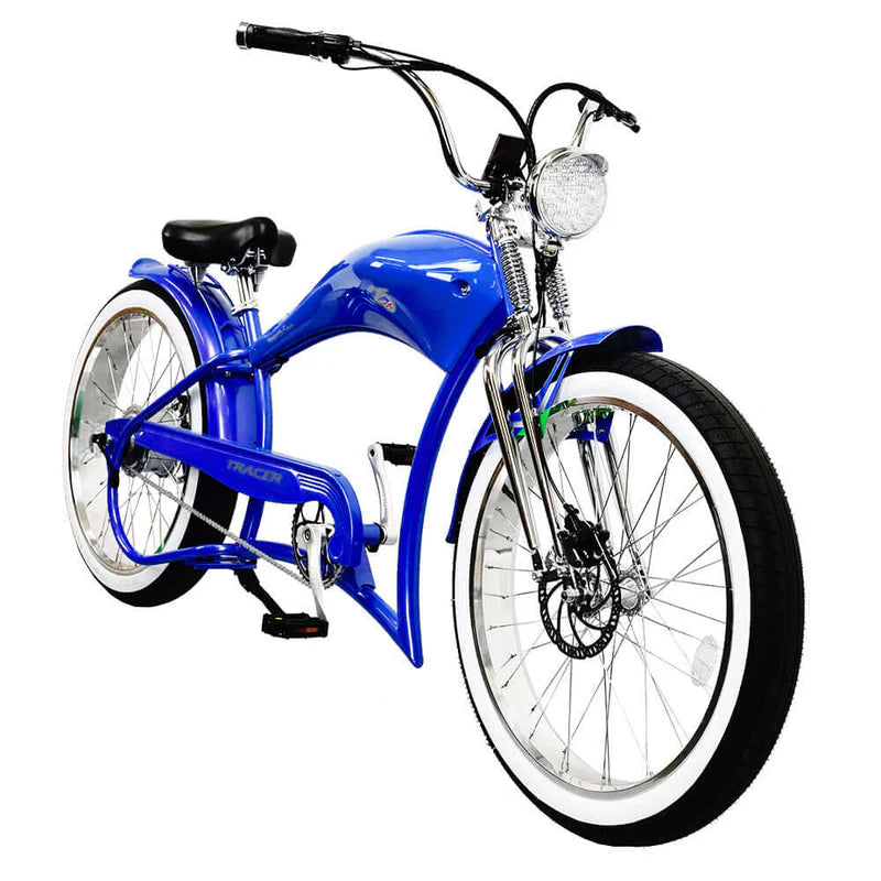 Twenty5 DS 500W 26" Motorcycle-Style Stretch Chopper E-Bike