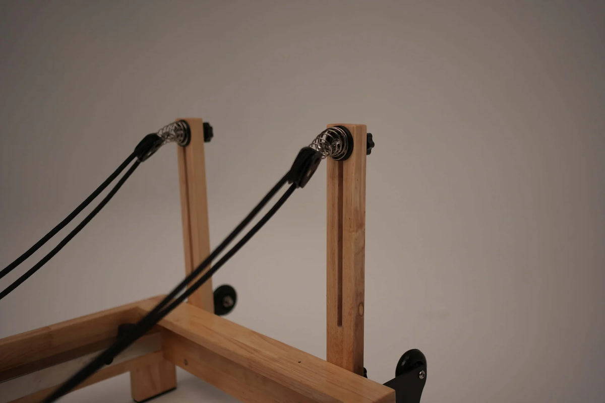 Foldable Eco Warrior Pilates Reformer with Jumpboard & Box