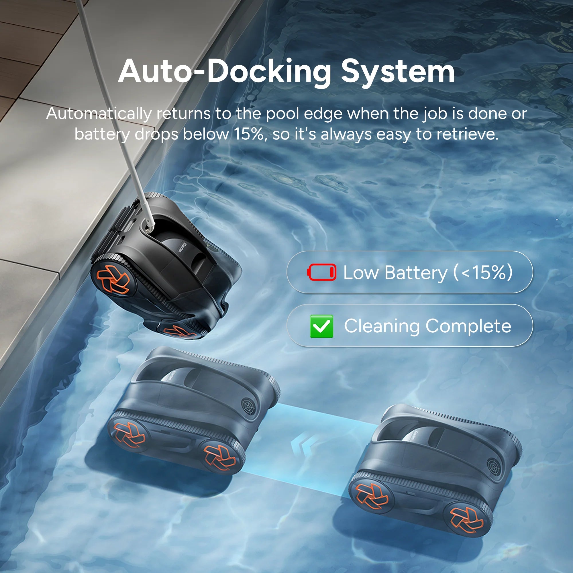 iGarden Robotic Pool Cleaner K-AI 65