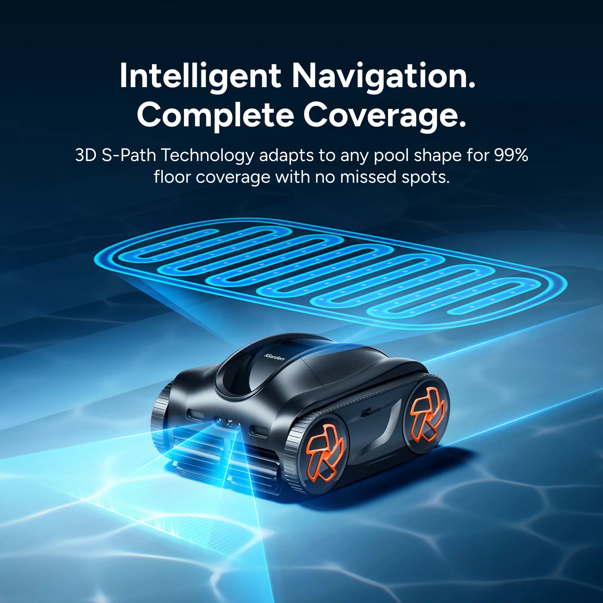 iGarden Robotic Pool Cleaner K-AI 65
