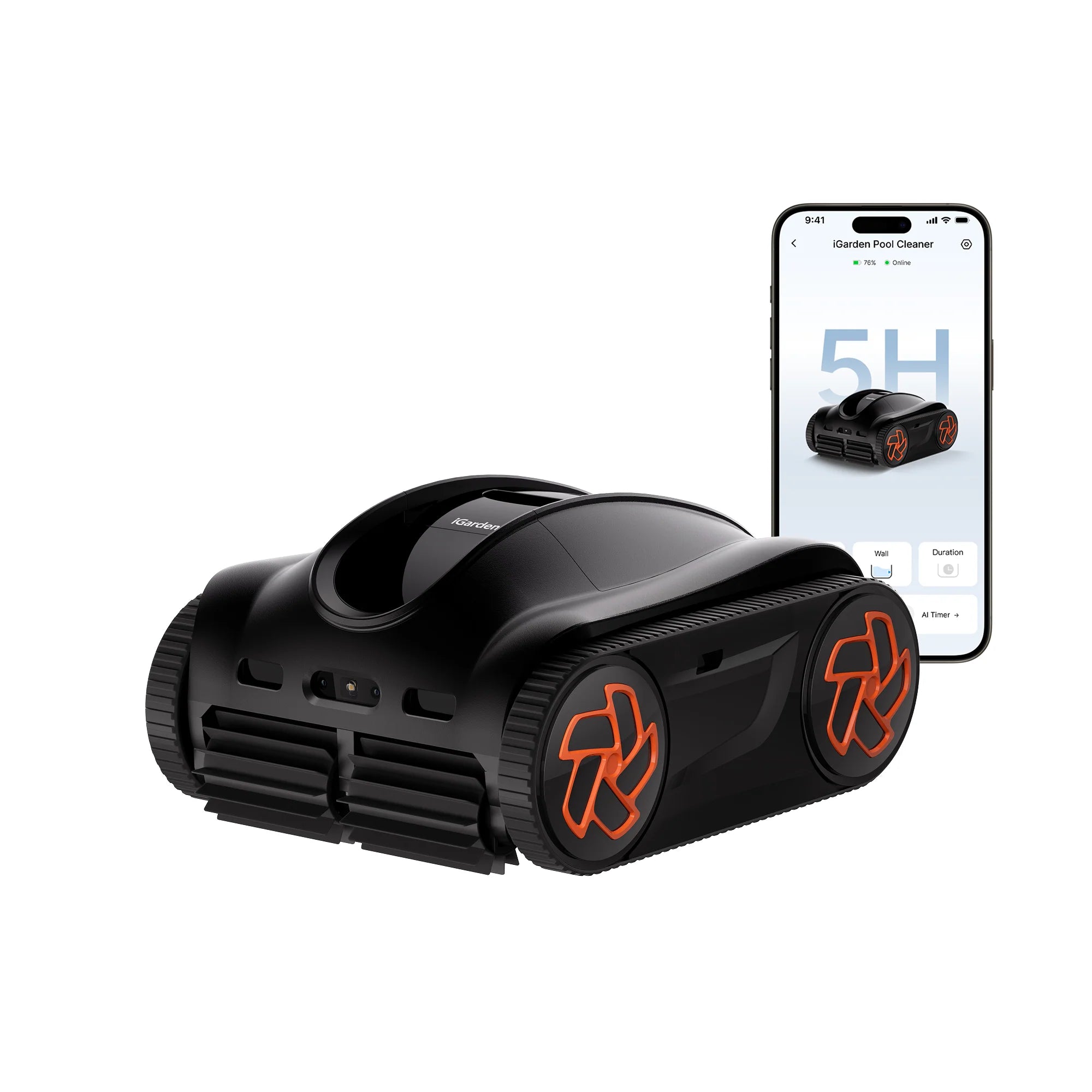 iGarden Robotic Pool Cleaner K-AI 65