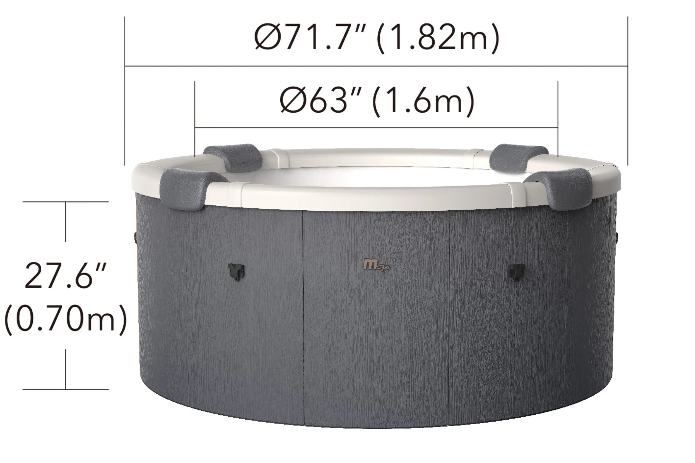 MSPA | DENVER | Frame Series | Rigid Hot Tub & Spa | Upto 6 Person
