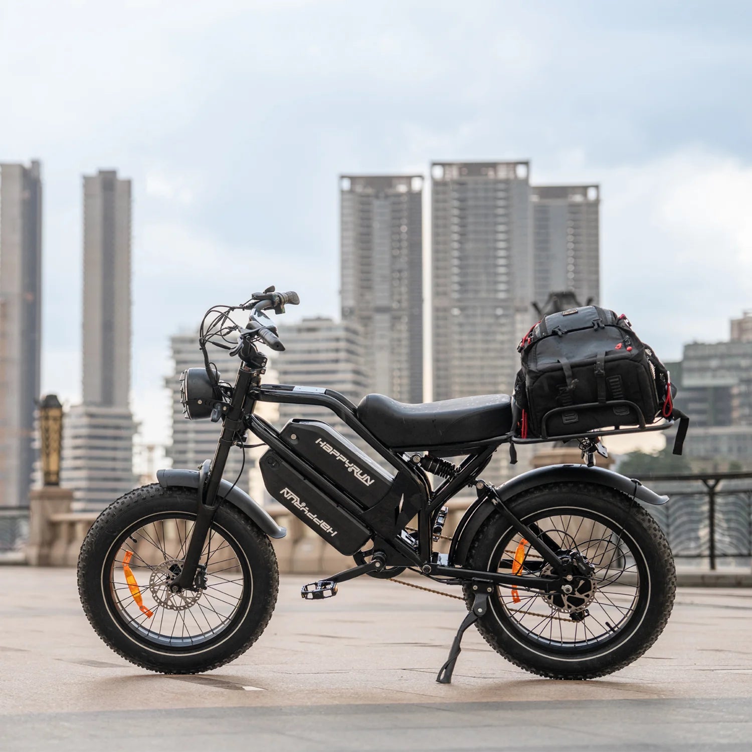 HappyRun G70 2000W Dual Battery Fast Electric Cargo Bike