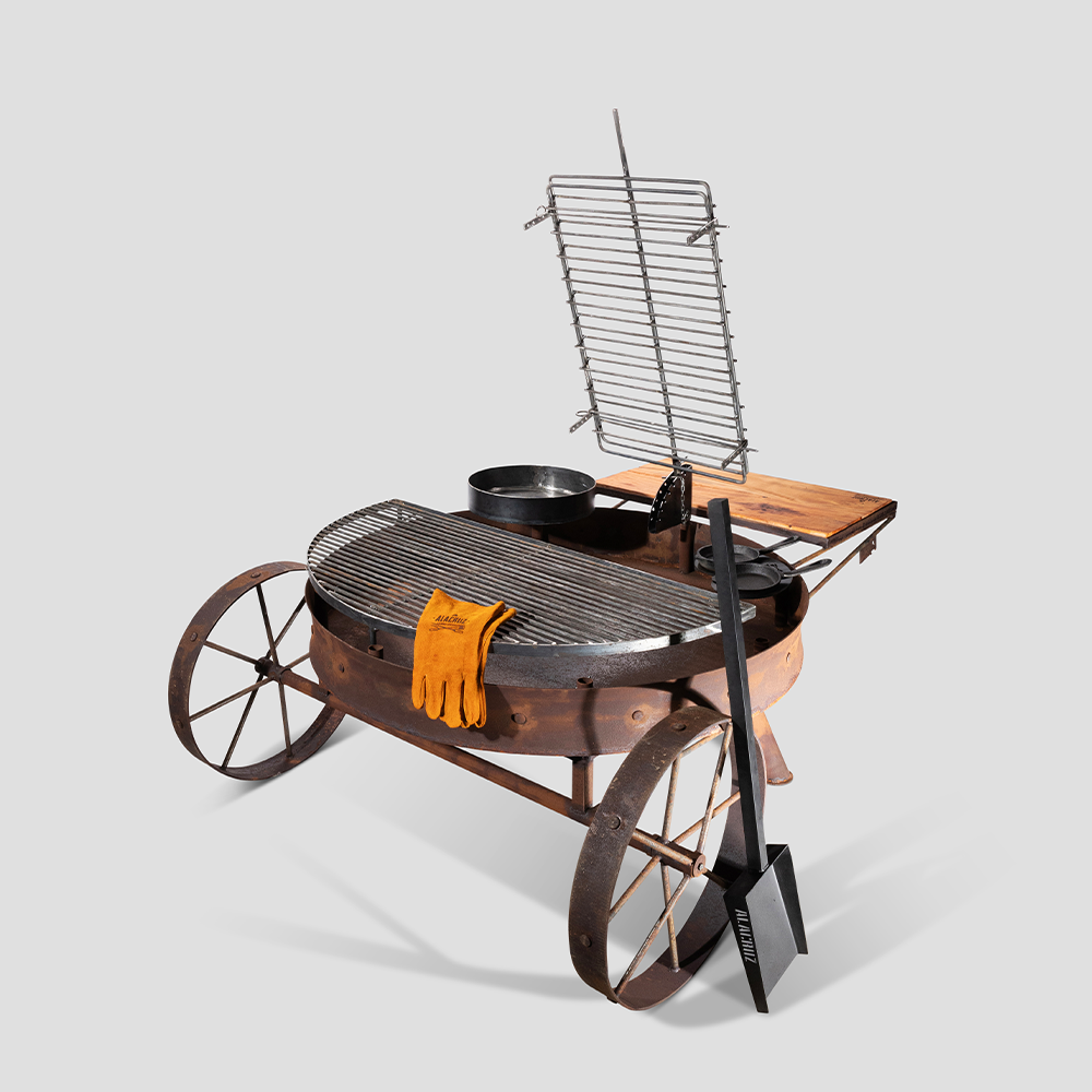 47-Inch Gran Campero Argentine Open Fire Grill – Heavy-Duty Outdoor BBQ