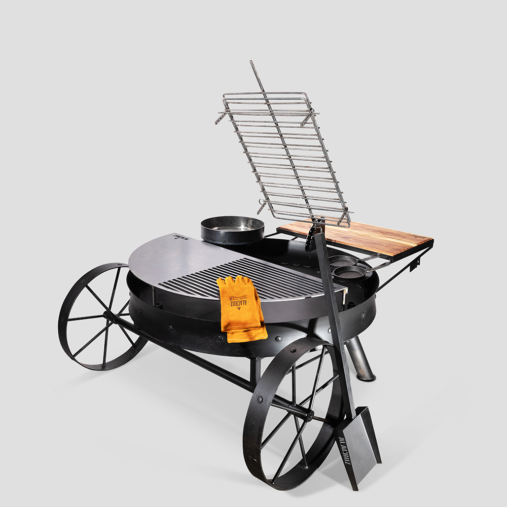 47-Inch Gran Campero Argentine Open Fire Grill – Heavy-Duty Outdoor BBQ