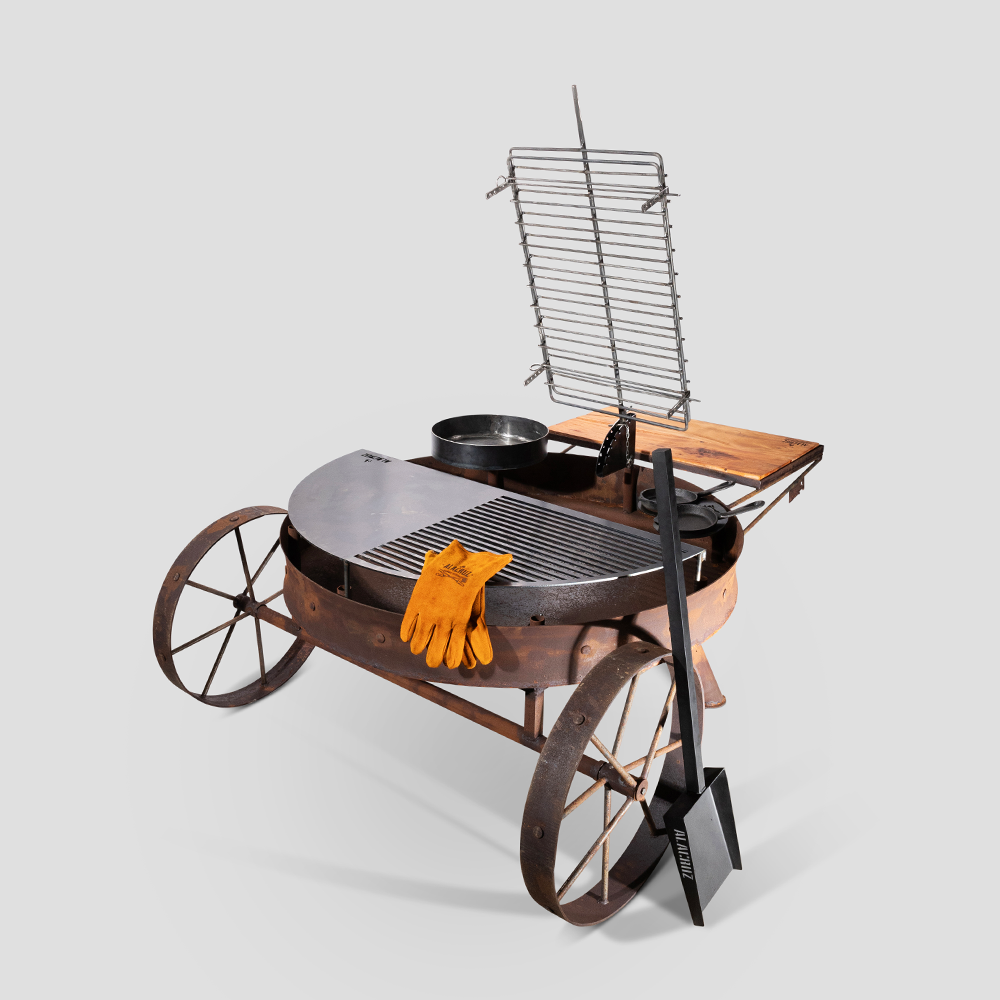 47-Inch Gran Campero Argentine Open Fire Grill – Heavy-Duty Outdoor BBQ
