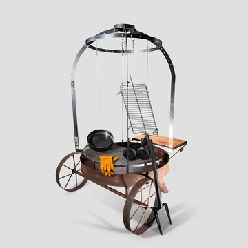 47-Inch Gran Campero Full Pajarera Argentine Open Fire Grill – Outdoor BBQ