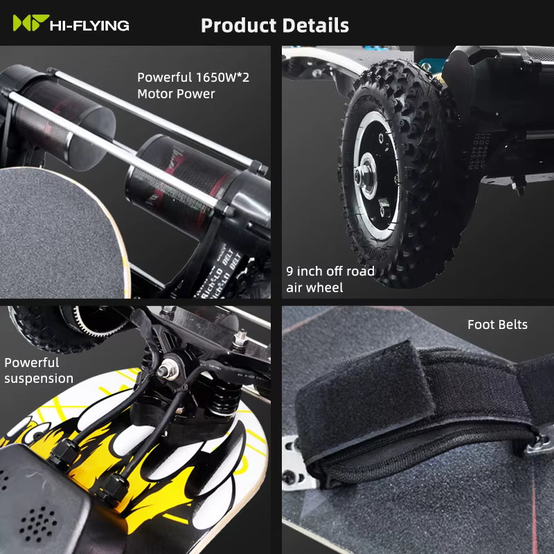 Off Road E Board Dual Belt Motor Electric