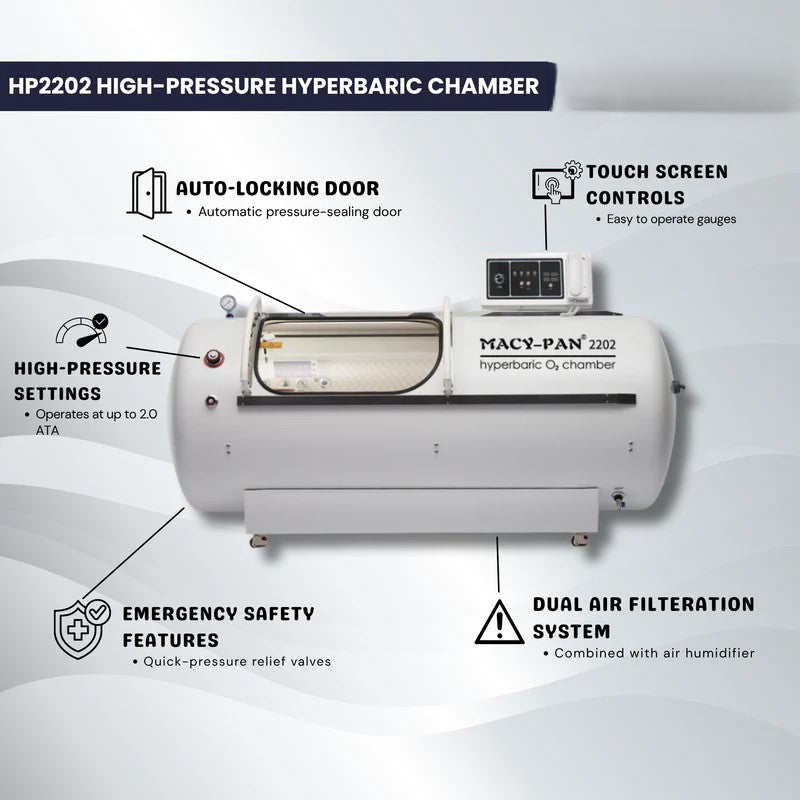 Hard Lying Type 2.0 ATA Hyperbaric Chamber HP2202
