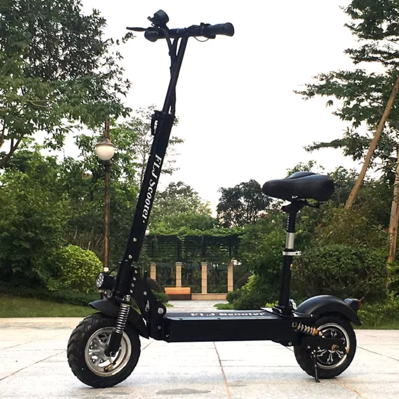 FLJ 2400W Dual Motor e Scooter 52V Folding Electric