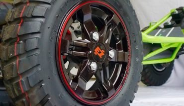 Rim & Tire Set for H2 and LW models (120/90-10)