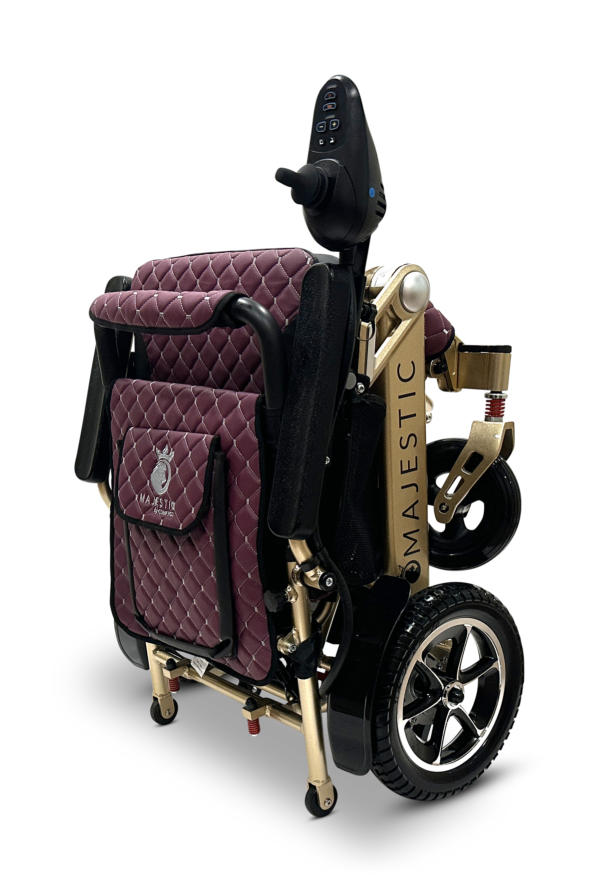 MAJESTIC IQ-7000 Auto Folding Remote Controlled Electric Wheelchair + Brushless Motor