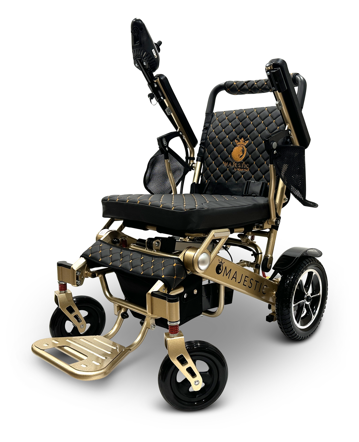 MAJESTIC IQ-7000 Auto Folding Remote Controlled Electric Wheelchair + Brushless Motor