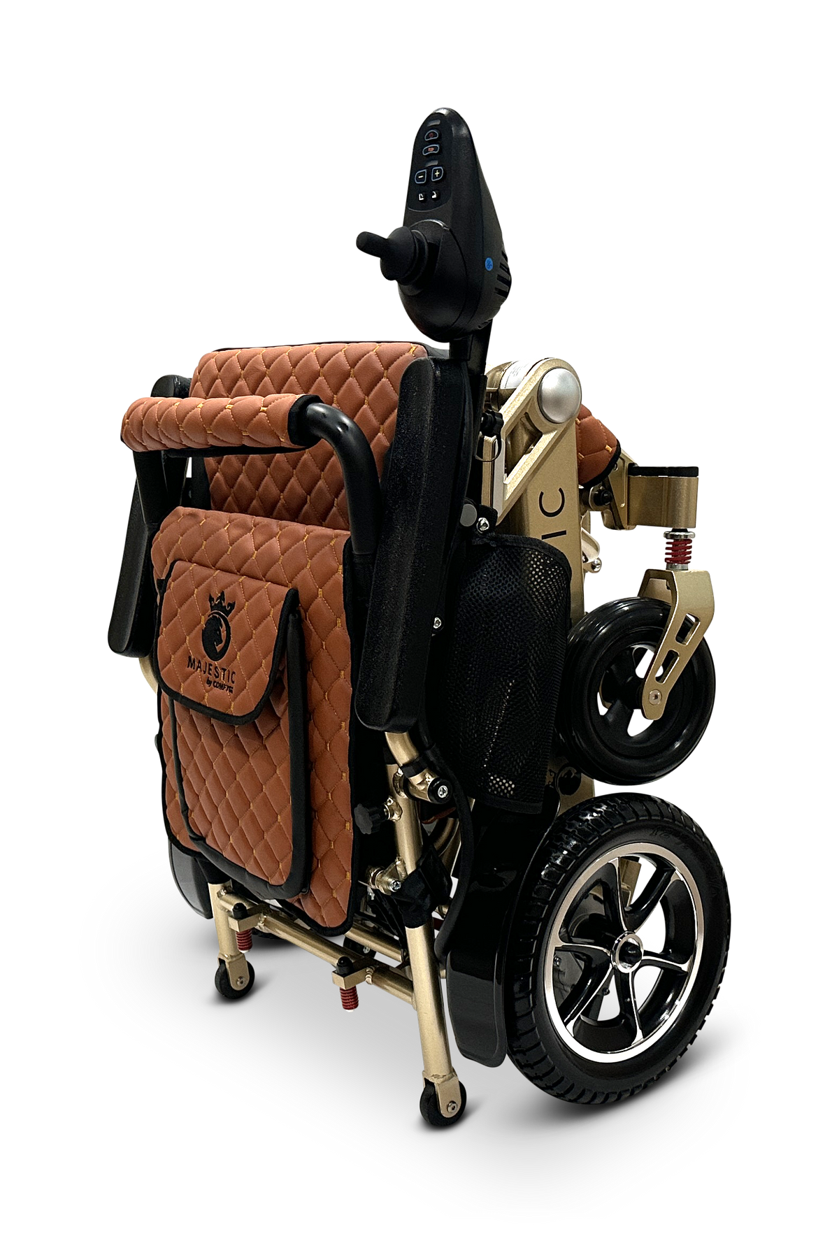 MAJESTIC IQ-7000 Auto Folding Remote Controlled Electric Wheelchair + Brushless Motor