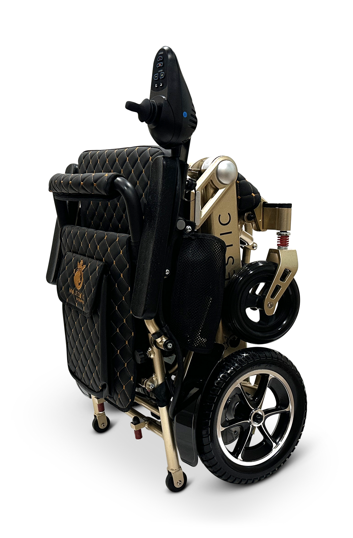 MAJESTIC IQ-7000 Auto Folding Remote Controlled Electric Wheelchair + Brushless Motor