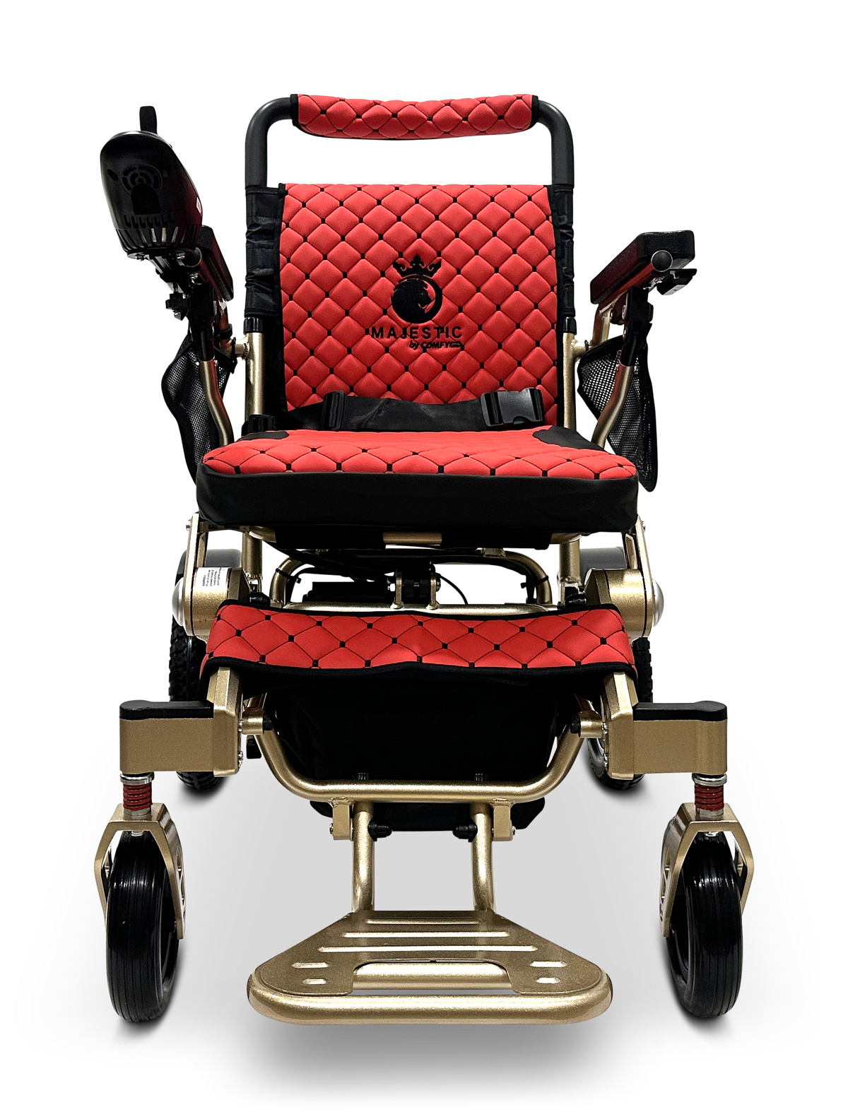 MAJESTIC IQ-7000 Auto Folding Remote Controlled Electric Wheelchair + Brushless Motor