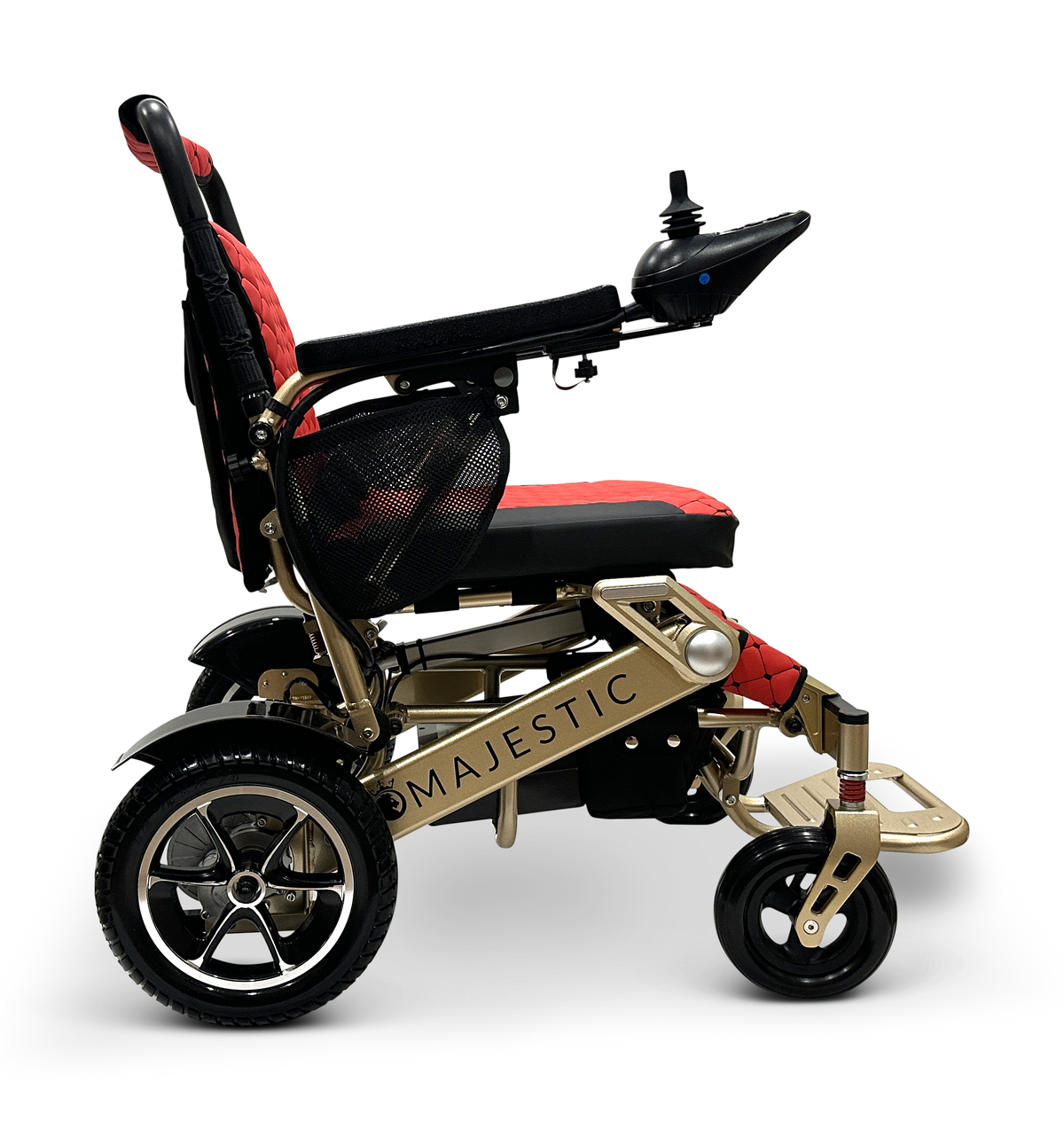 MAJESTIC IQ-7000 Auto Folding Remote Controlled Electric Wheelchair + Brushless Motor