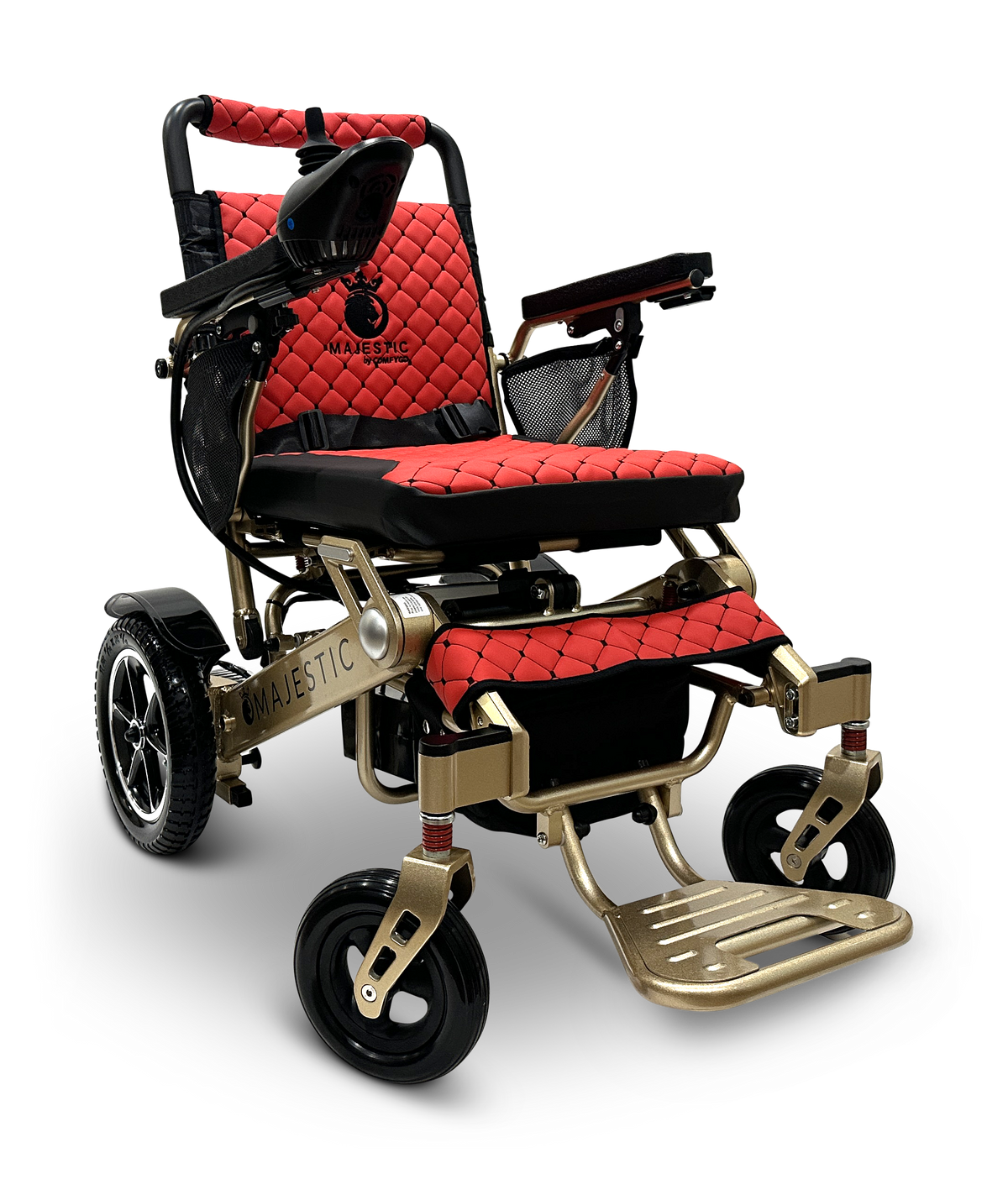MAJESTIC IQ-7000 Auto Folding Remote Controlled Electric Wheelchair + Brushless Motor