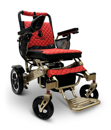 MAJESTIC IQ-7000 Auto Folding Remote Controlled Electric Wheelchair + Brushless Motor