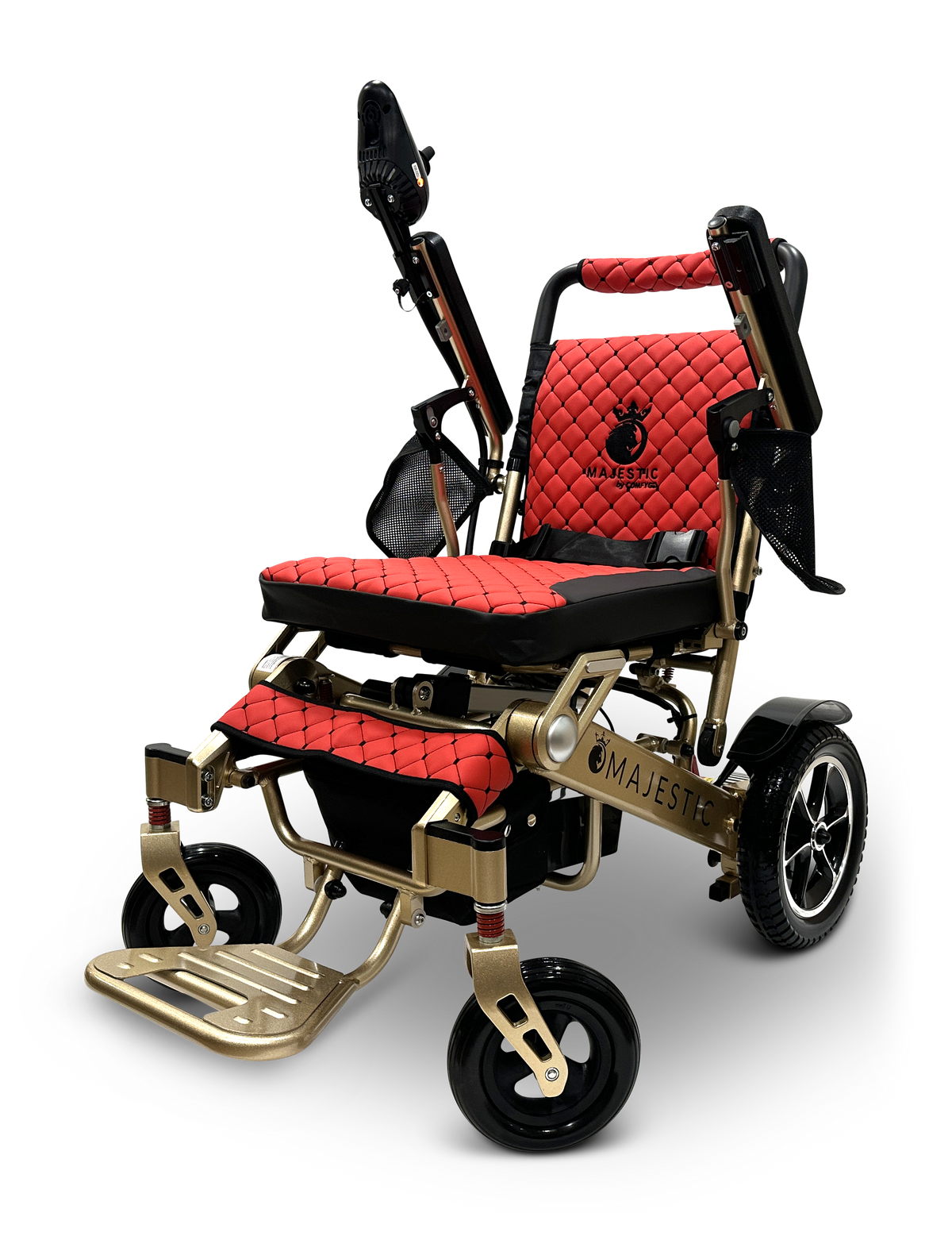 MAJESTIC IQ-7000 Auto Folding Remote Controlled Electric Wheelchair + Brushless Motor