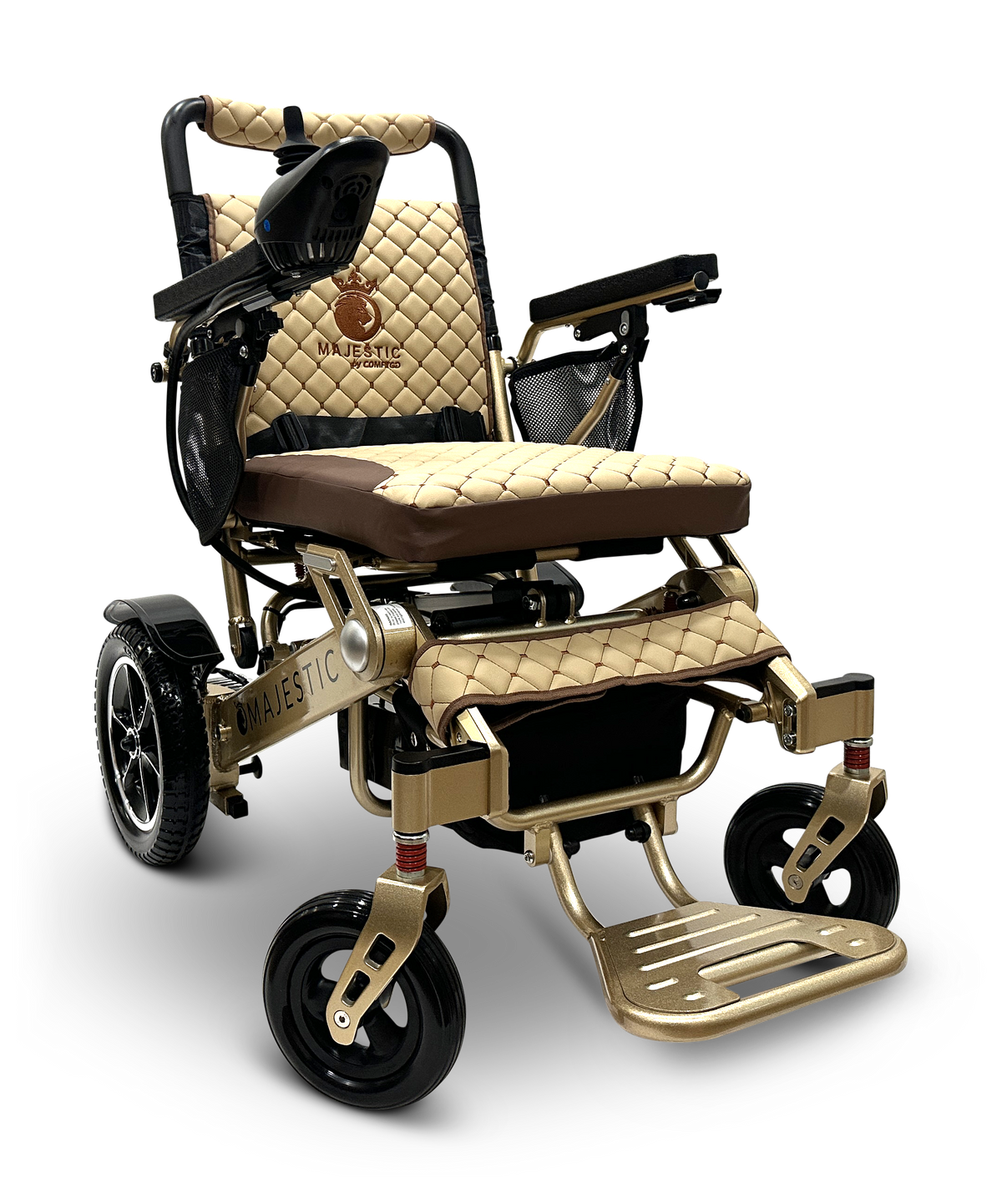 MAJESTIC IQ-7000 Auto Folding Remote Controlled Electric Wheelchair + Brushless Motor