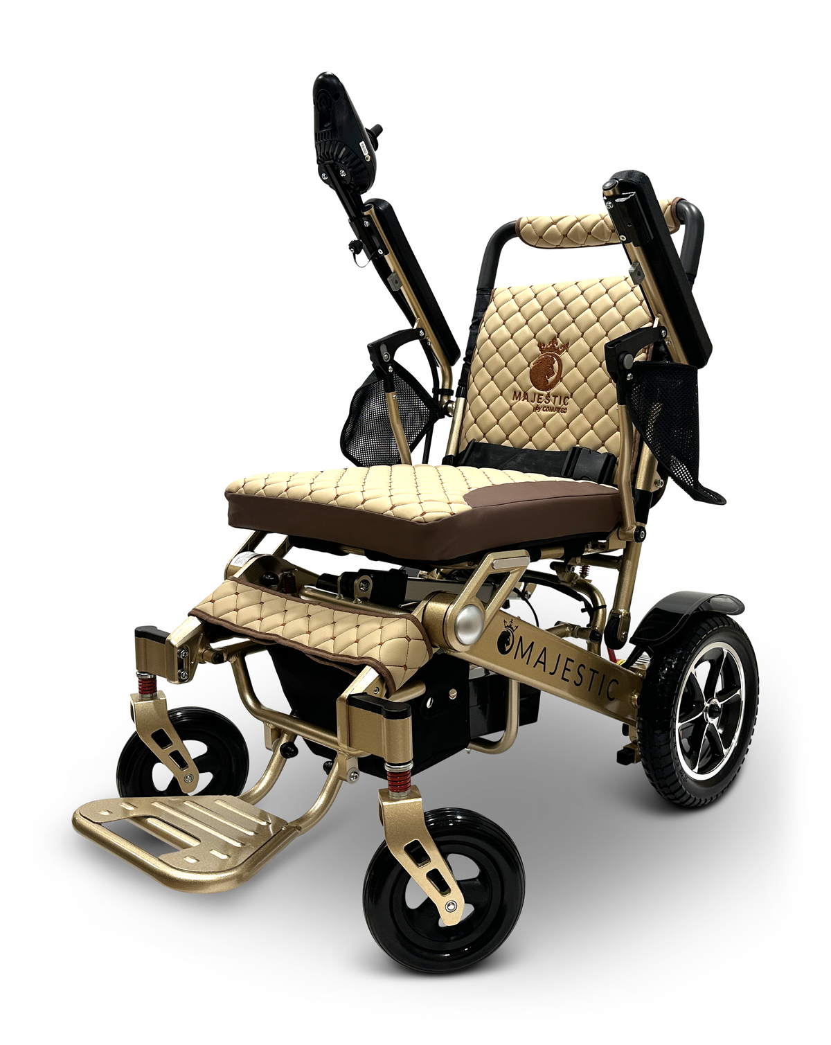 MAJESTIC IQ-7000 Auto Folding Remote Controlled Electric Wheelchair + Brushless Motor