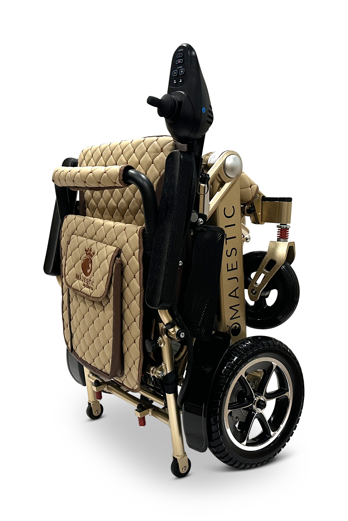 MAJESTIC IQ-7000 Auto Folding Remote Controlled Electric Wheelchair + Brushless Motor