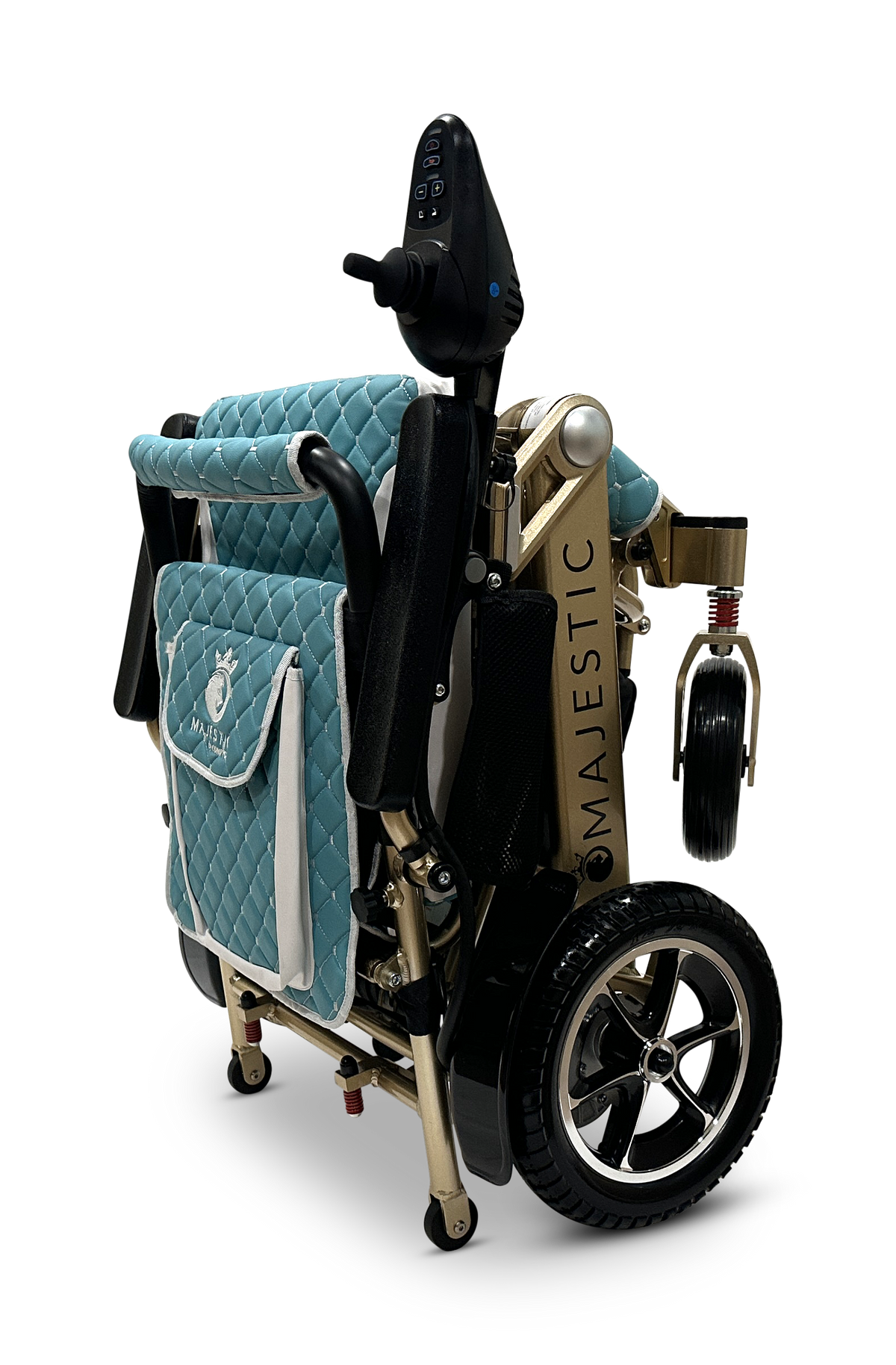 MAJESTIC IQ-7000 Auto Folding Remote Controlled Electric Wheelchair + Brushless Motor