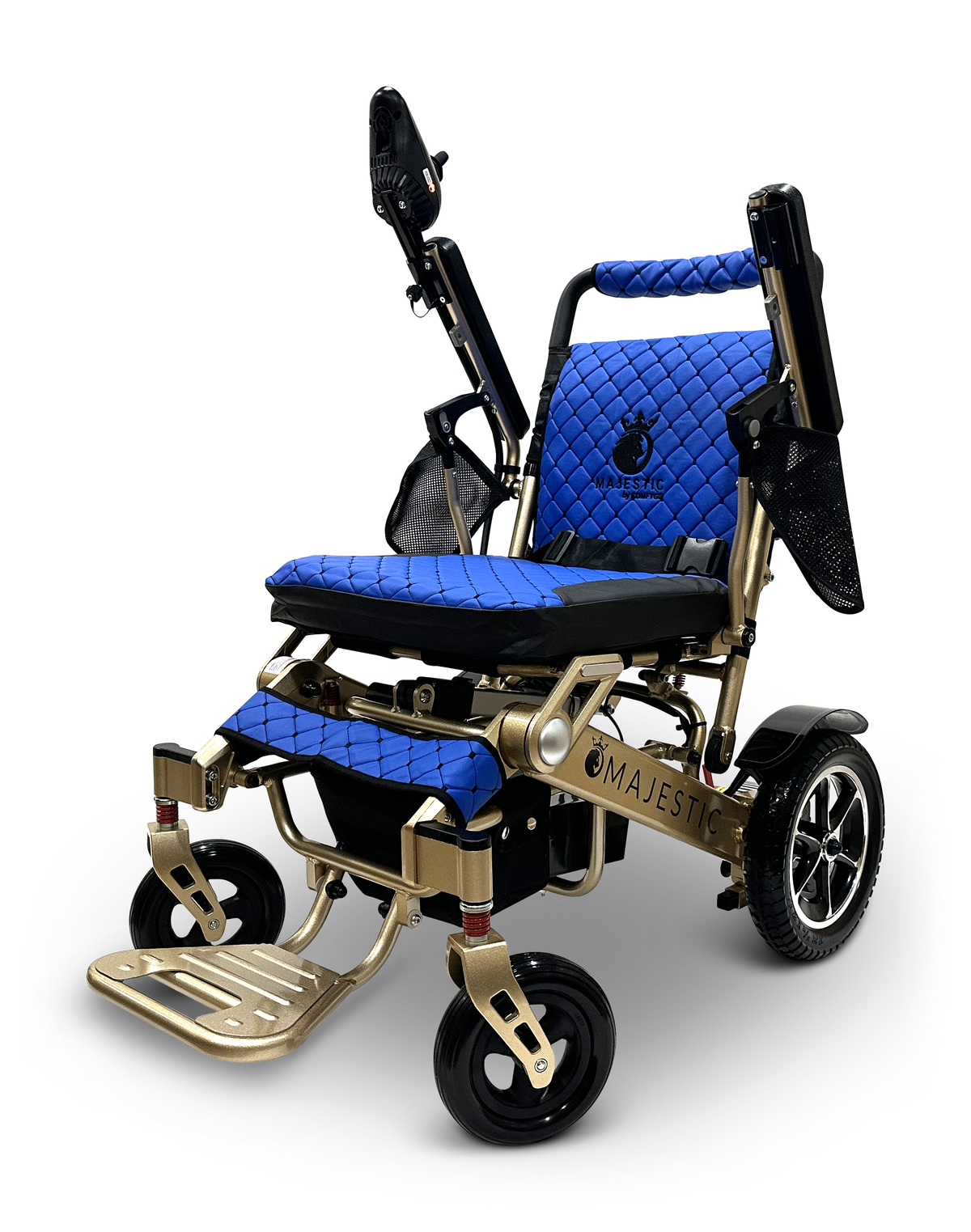 MAJESTIC IQ-7000 Auto Folding Remote Controlled Electric Wheelchair + Brushless Motor