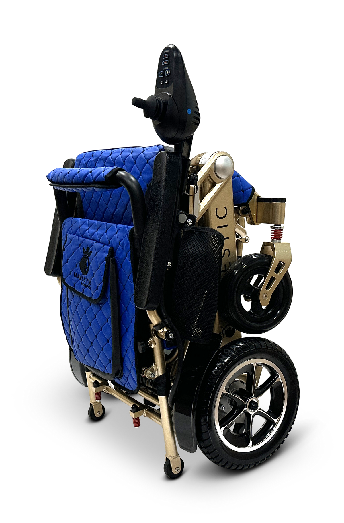 MAJESTIC IQ-7000 Auto Folding Remote Controlled Electric Wheelchair + Brushless Motor