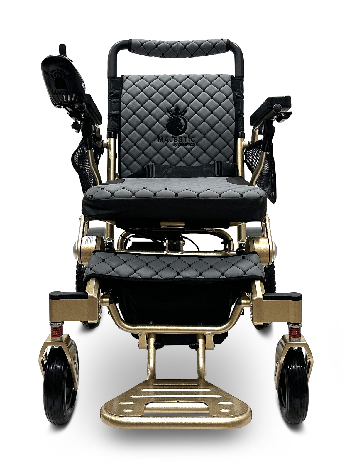 MAJESTIC IQ-7000 Auto Folding Remote Controlled Electric Wheelchair + Brushless Motor