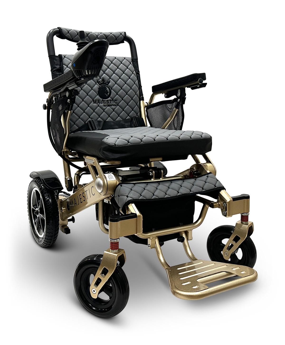 MAJESTIC IQ-7000 Auto Folding Remote Controlled Electric Wheelchair + Brushless Motor