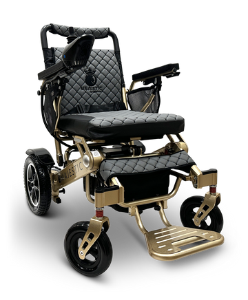 MAJESTIC IQ-7000 Auto Folding Remote Controlled Electric Wheelchair + Brushless Motor