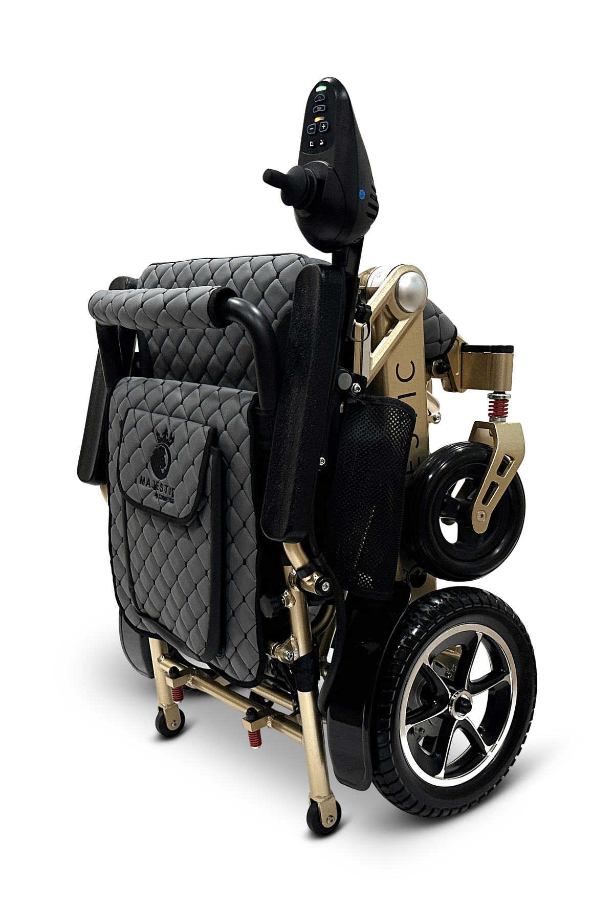 MAJESTIC IQ-7000 Auto Folding Remote Controlled Electric Wheelchair + Brushless Motor