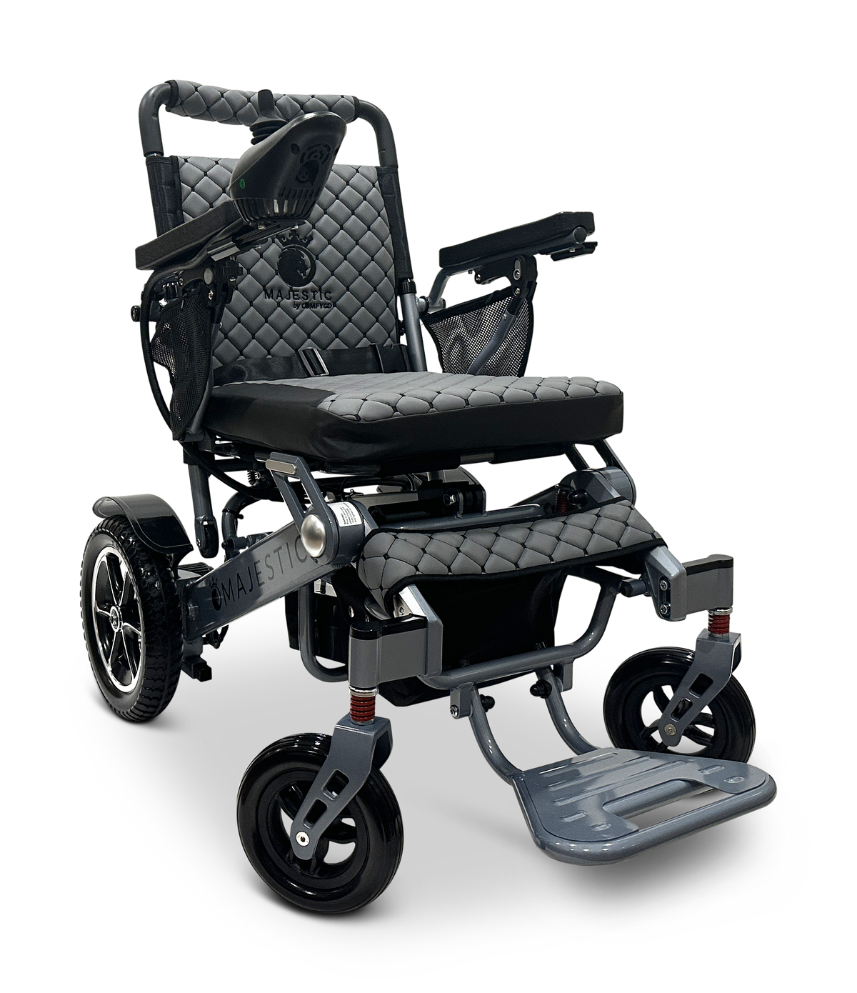 MAJESTIC IQ-7000 Auto Folding Remote Controlled Electric Wheelchair + Brushless Motor