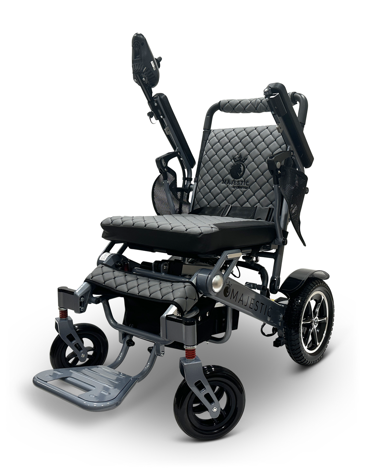 MAJESTIC IQ-7000 Auto Folding Remote Controlled Electric Wheelchair + Brushless Motor