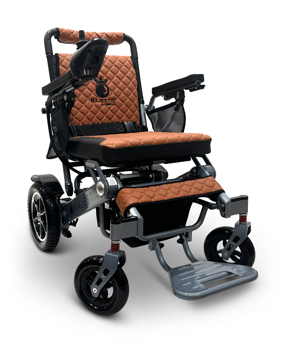 MAJESTIC IQ-7000 Auto Folding Remote Controlled Electric Wheelchair + Brushless Motor