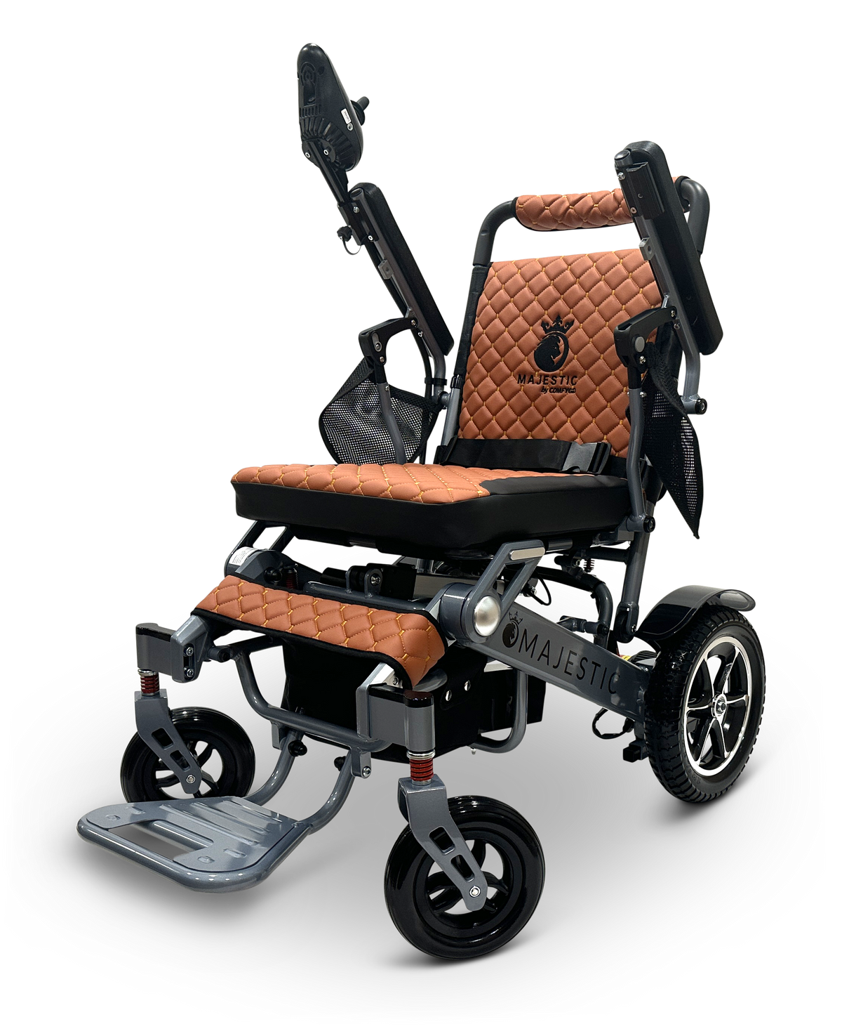 MAJESTIC IQ-7000 Auto Folding Remote Controlled Electric Wheelchair + Brushless Motor