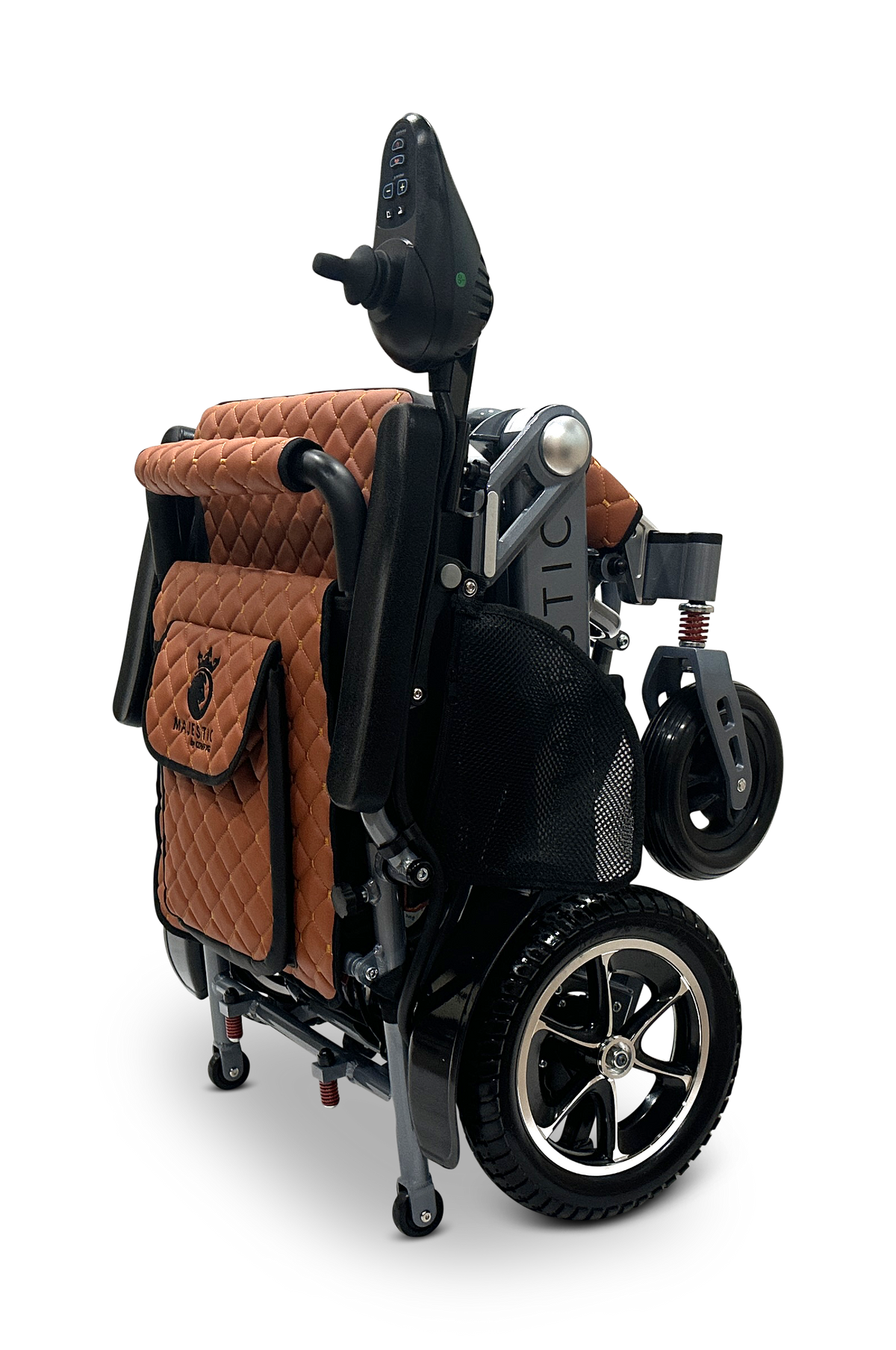 MAJESTIC IQ-7000 Auto Folding Remote Controlled Electric Wheelchair + Brushless Motor