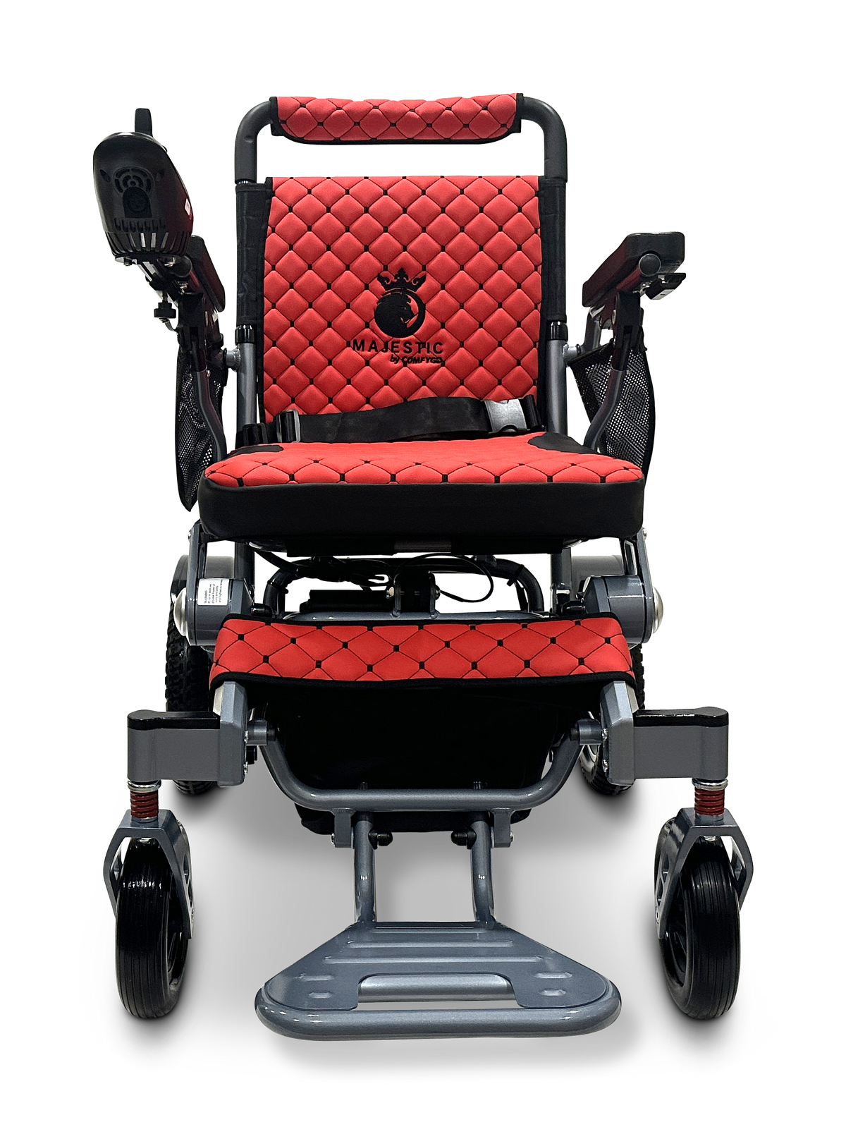 MAJESTIC IQ-7000 Auto Folding Remote Controlled Electric Wheelchair + Brushless Motor