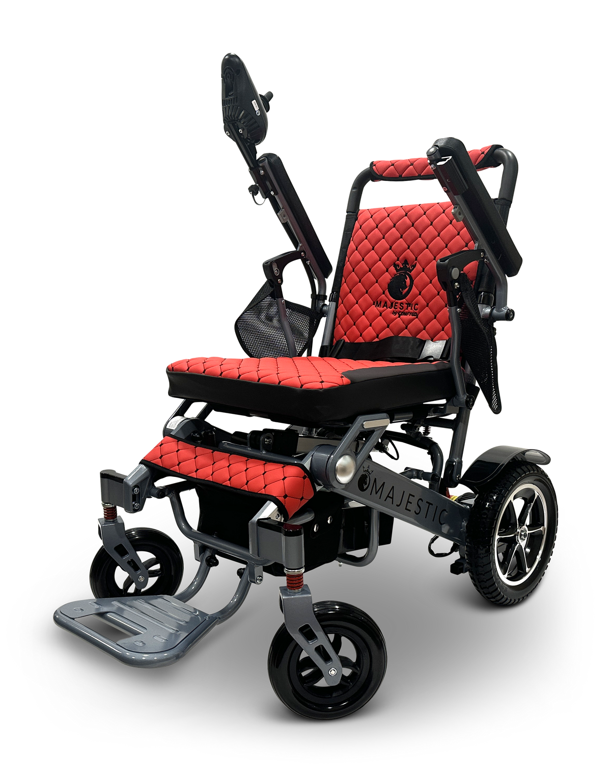 MAJESTIC IQ-7000 Auto Folding Remote Controlled Electric Wheelchair + Brushless Motor