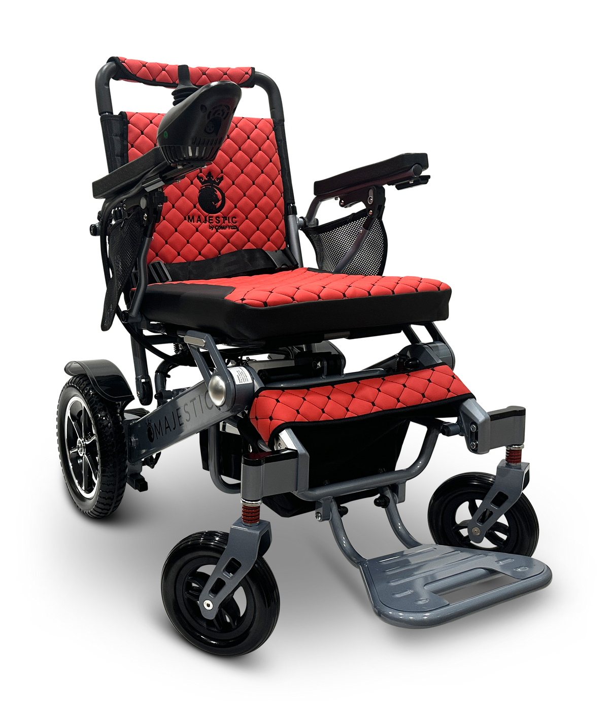 MAJESTIC IQ-7000 Auto Folding Remote Controlled Electric Wheelchair + Brushless Motor