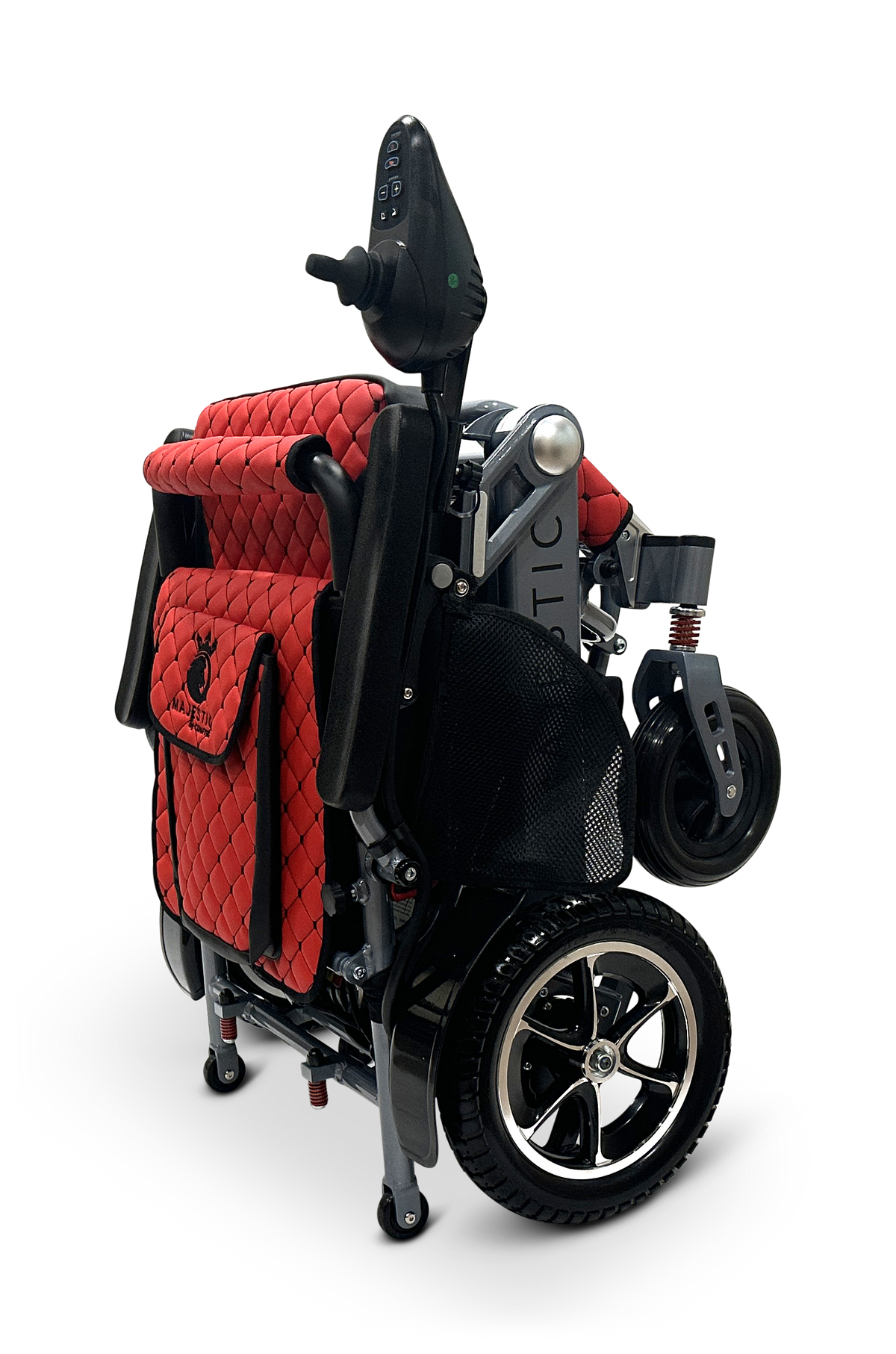 MAJESTIC IQ-7000 Auto Folding Remote Controlled Electric Wheelchair + Brushless Motor