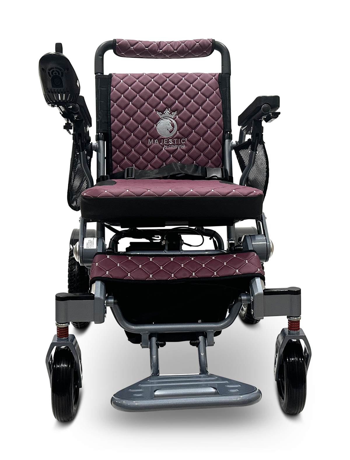 MAJESTIC IQ-7000 Auto Folding Remote Controlled Electric Wheelchair + Brushless Motor
