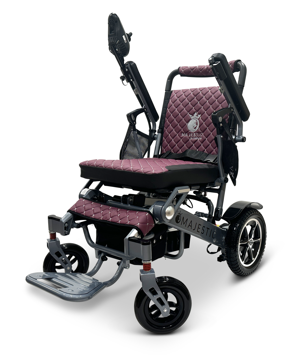 MAJESTIC IQ-7000 Auto Folding Remote Controlled Electric Wheelchair + Brushless Motor